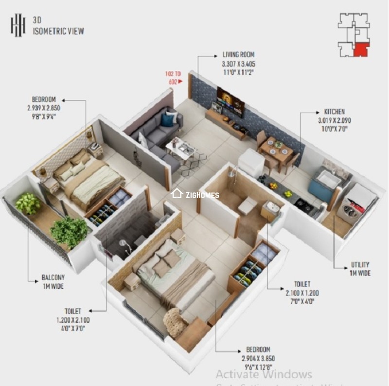 Units floor image