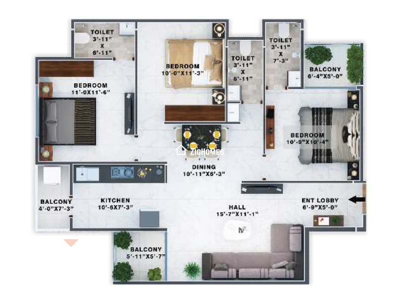Units floor image