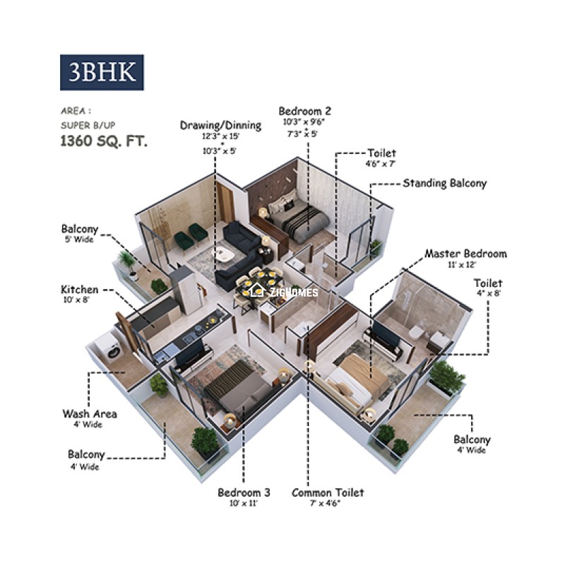 Units floor image